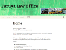 Tablet Screenshot of furuyalawoffice.com